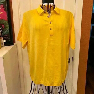 PEREGRINE Men’s The Jones Polo in Sunflower-Sz L